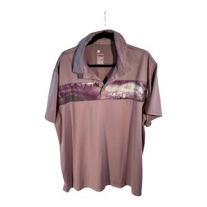 All in Motion Men’s Lilac Purple Polo T - shirt  Size XXL